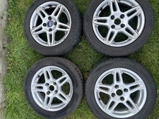 Ford Fiesta Genuine Alloy Wheels 15 inch Tyres Set ZETEC 5 Double Spoke Star