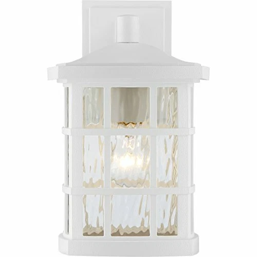 Quoizel SNN8408W 1-Light Stonington Outdoor Lantern in Fresco - Picture 4 of 7