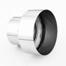 4" OD to 6" OD 304 Stainless Steel Exhaust Connector Adapter Coupling Pipe