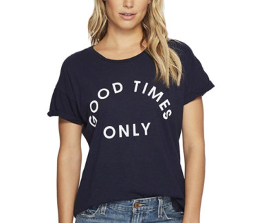 Original Retro Brand The Women's Good Times Only Short Sleeve Slub