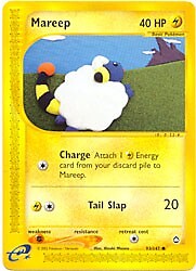 Pokemon Aquapolis 93/147 Mareep Card - Picture 1 of 1