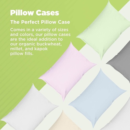 Funda de almohada de algodón - Funda de almohada hipoalergénica de satén de 300 hilos con cremallera - Imagen 29 de 34