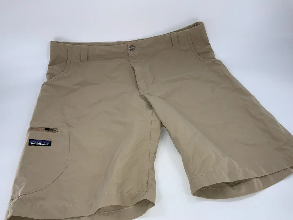 Pantalones Cortos de Senderismo Patagonia Para Hombre Talla 38 Bronceado Nylon Spandex Frente Plano Como Nuevos YGI G2-401 Foto 2 de 4