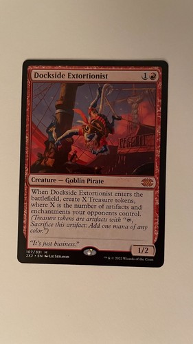 Dockside Extortionist NM Double Masters 2022 MTG Magic the Gathering Card