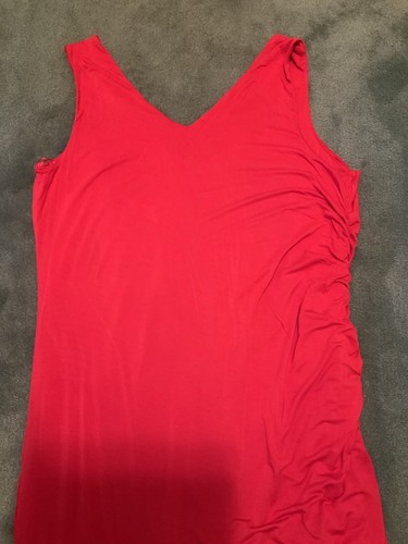 Women's Red Party Dress Size 2X EUC - Picture 5 of 6