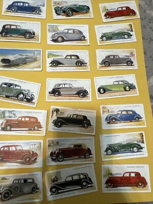 10 x Automotive/car Cigarette/tobacco Cards Random Lot