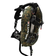 Palantic Donut Wing Single Tank 30 lb Harness System – Green Camo Wing