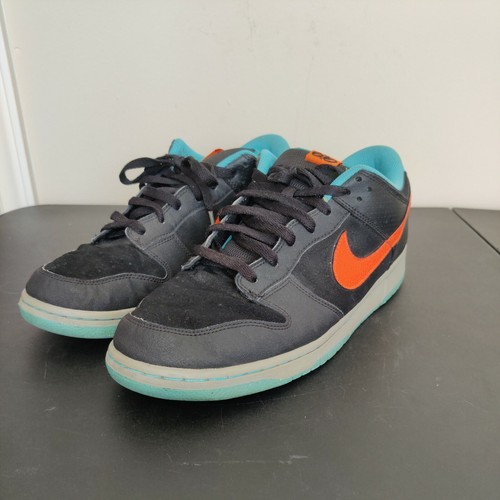 nike dunk low orange blue