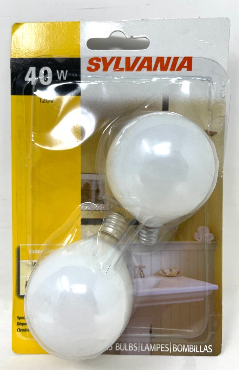 Sylvania 40-Watt Double Life G16.5 Incandescent Light Bulb (2-Pack) Sylvania 40-Watt Double Life G16.5 Incandescent Light Bulb (2-Pack)