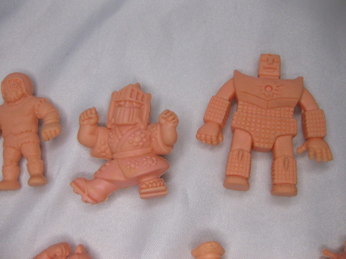 Kinnikuman Rubber Keshi Kinkeshi 9 piece set Figure 1985 Kinnikuman Rubber Keshi Kinkeshi 9 piece set Figure 1985