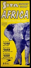 Sita Odyssey Tours Africa Travel Brochure 1960 BOAC Land That Time Forgot