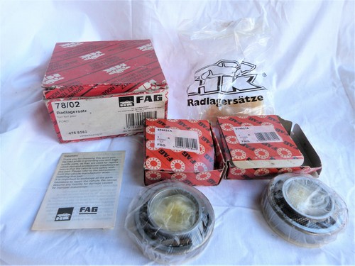 Auflösung.Fundzustand-Insolvenz-Oldtimer Radlagersatz in OVP-78/02-Ford HK FAG