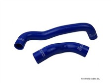 P2M 3 Ply Silicone Reinforced Radiator Hoses Kit for Mazda RX-7 13B 89-92 Blue