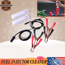 Universal Fuel Injector Flush Cleaner Adapter DIY Kit Cars Nozzle Cleaning Tool