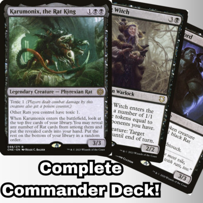 マジック:ザ・ギャザリング Rats/Infect custom MTG commander deck s-l400.jpg