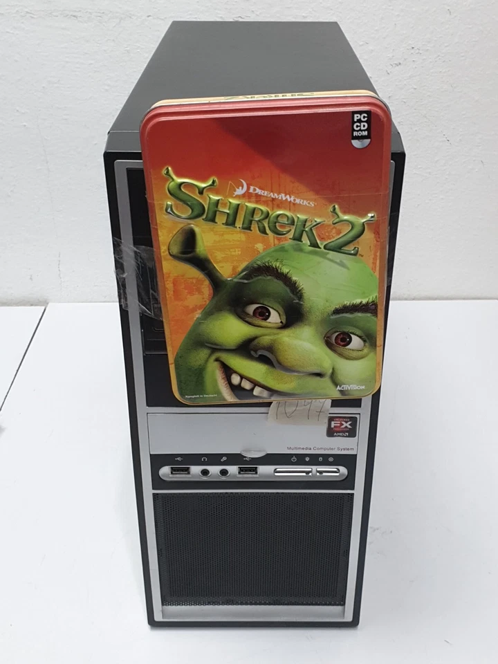 ASUS M5A78L-M mit Shrek-2 4x3,60Ghz Windows XP Gamer PC Computer 500GB 4GB HDMI