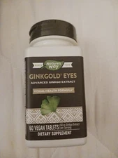 Nature's Way Advanced Ginkgo Extract Dietary Supplement 60 Vegan Tablets