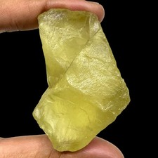Citrine Loose Gemstone Natural Unheated Rough Sparkling Yellow 302 Cts 54x37mm