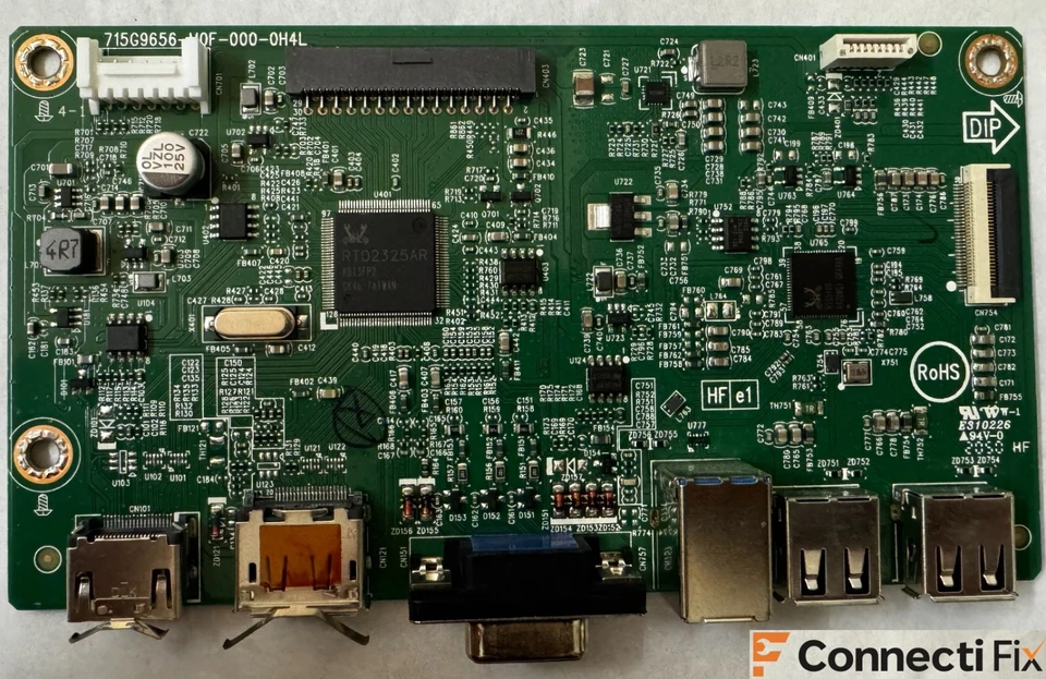 DELL P2419H 24" Monitor Main Board 715G9656-M0F-000-0H4L with USB Input, Cables - Image 4 of 4