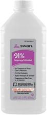 Swan 91 Isopropyl Rubbing Alcohol, 16 Fl Oz