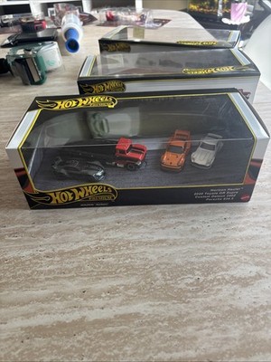 Mattel Hot Wheels Premium Toyota GR Supra, Datsun 240Z, Porsche 934.5, Hauler