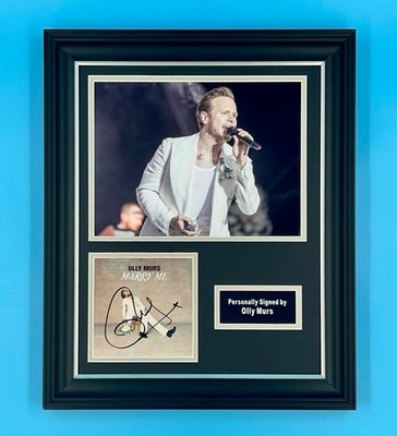 Olly Murs Signed Photo Framed & COA Memorabilia Autograph Auto Marry Me Poster