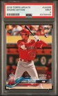 SHOHEI OHTANI 2018 TOPPS UPDATE ROOKIE RC LOGO #US285 PSA 9 MINT! DODGERS JAPAN!