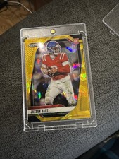 2025 Panini Prizm Draft Picks - Jaxson Dart #90 Gold Ice Prizm (RC)