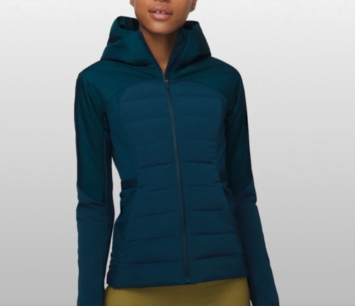 Lululemon Women’s Down for It All Jacket – Size 2 – Petrol Blue