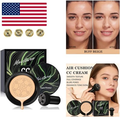 Moisturizing CC Cream Foundation - Air Cushion, Matte Finish for All Skin Types