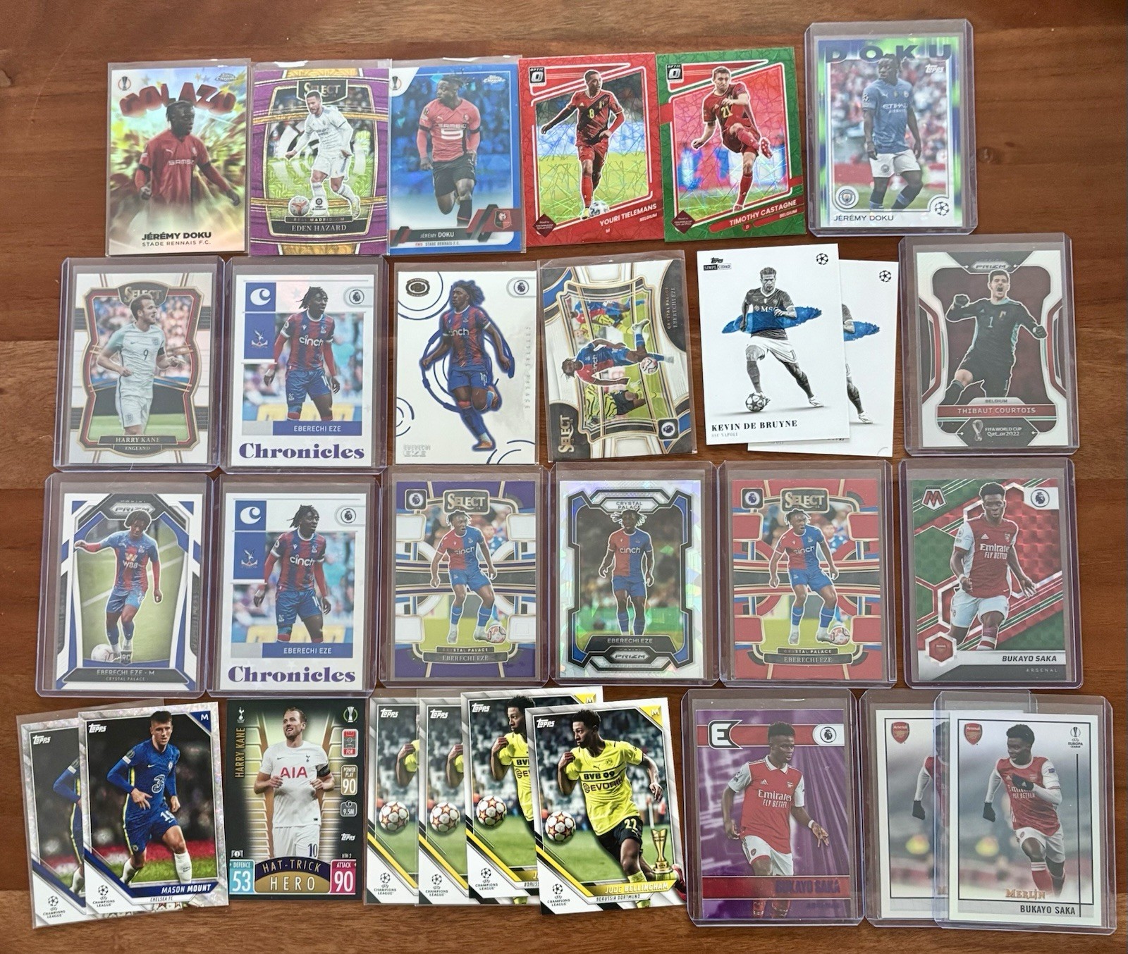 Haaland, Saka, Mbappe, Victor Munoz + More - Huge Lot Rookies Parallels Base view 7