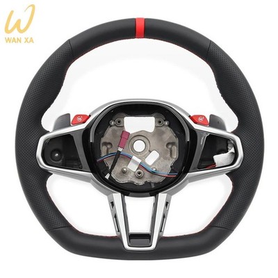 Heat Full Leather Steering Wheel for BMW G20 G21 G28 M3 X3M F87 G80 F82 X5M X3M