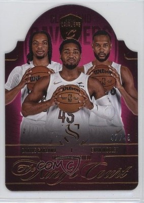 2024 Silhouette Bronze 47/49 Darius Garland Donovan Mitchell Evan Mobley #11 7y2