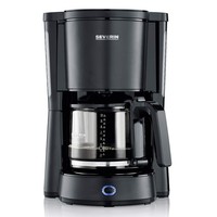 Severin Kaffeemaschine Filterkaffee Glaskanne 10 Tassen Schwarz 1000W KA 4815