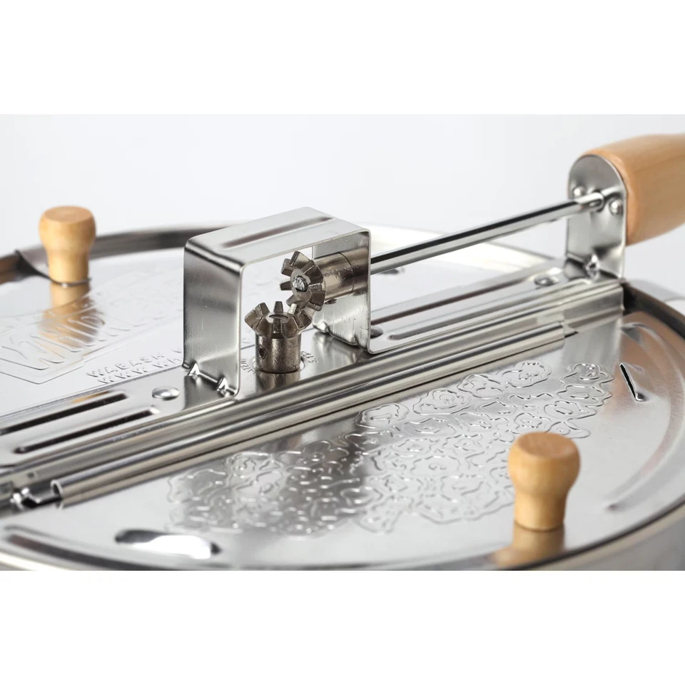 Whirley-Pop 银色铝制炉灶爆米花爆米花器带 5 个真实剧院爆破 — 第 2/3 张图片