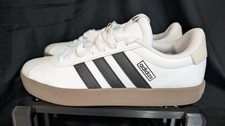 Size 8.5 - adidas VL Court 3.0 White Black Gum W