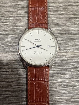MIDO Baroncelli Heritage SWISS Automatic White Dial Men's Watch M027407 A