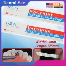 Dental Flexible Fiber Strip Glass Splint Loose Tooth Light Cure Bonding 125*3.5