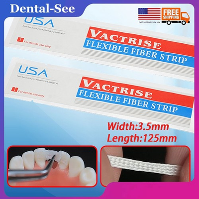 #ad #ad Dental Flexible Fiber Strip Glass Splint Loose Tooth Light Cure Bonding 125*3.5 $59.99