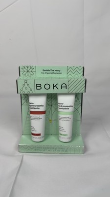NIP BOKA NANO-HYDROXYAPATITE TOOTHPASTE 2/1.3 OZ ELA/CINNAMINT TUBES