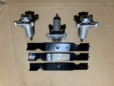 OEM HUSQVARNA 54" MOWER DECK SPINDLE & BLADES 187254 187256 187292 FIT CRAFTSMAN