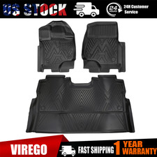 Car Floor Mats Liner For 2010-2014 Ford F-150 F150 Supercrew Cab Tpe All-weather Car Floor Mats Liner For 2010-2014 Ford F-150 F150 Supercrew Cab Tpe All-weather