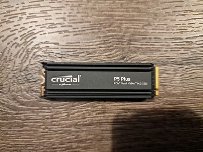 Crucial P5 Plus 2TB M.2 SSD mit Kühlkörper (CT2000P5PSSD5) - Gebraucht