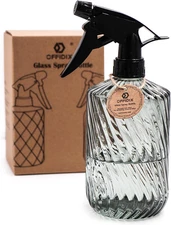 Fine Mist Plant Mister,Handheld Pressure Glass Spray Bottles,0.45L/15.22oz Water