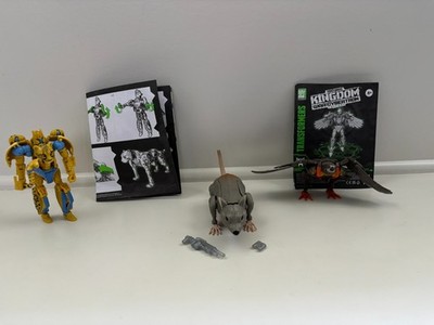 Transformers Kingdom Cheetor  Beast Wars Air Razor Maximal Thrilling 30 Rattrap