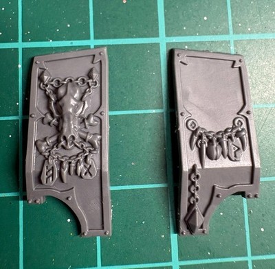 Warhammer 40K Space Wolves Murderfang Side Front Armour Panels Dreadnought