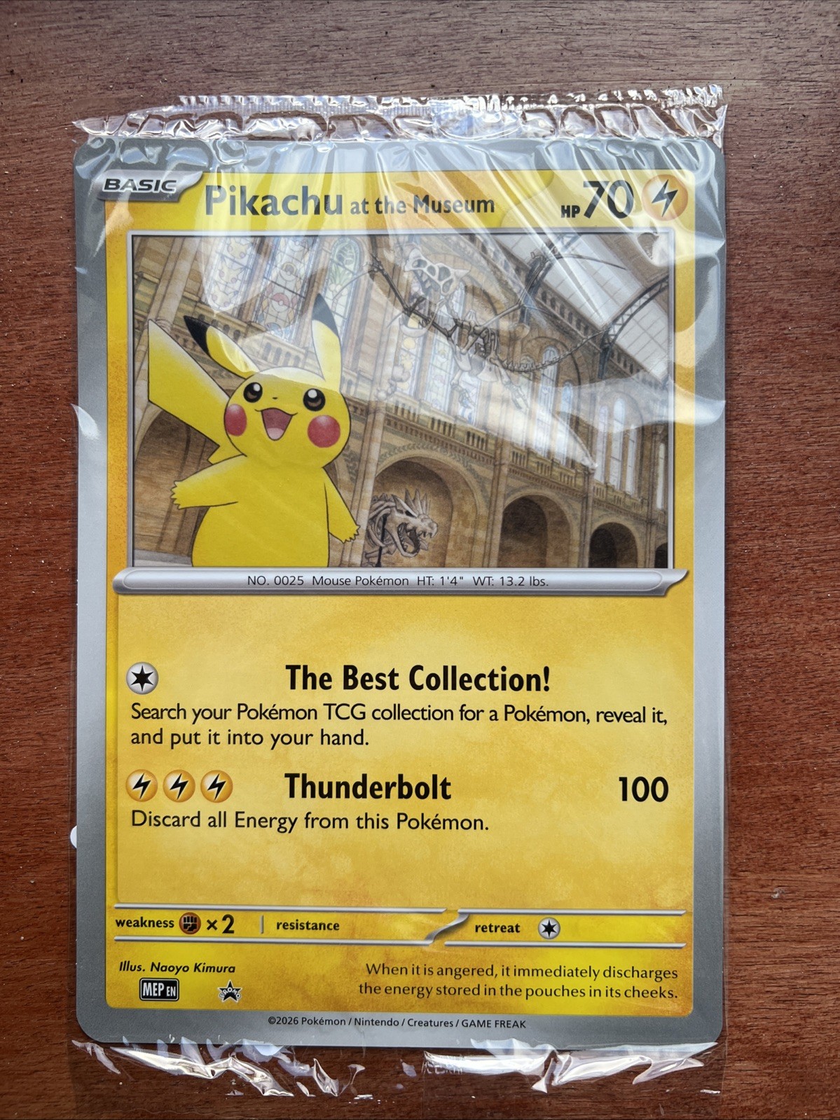 Pikachu At The Museum Pokemon Card