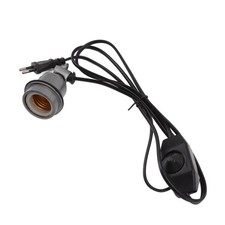 E27 Heating Lamp Socket Alloy Shell Standard Pet Heat Light Bulb Holder For NY