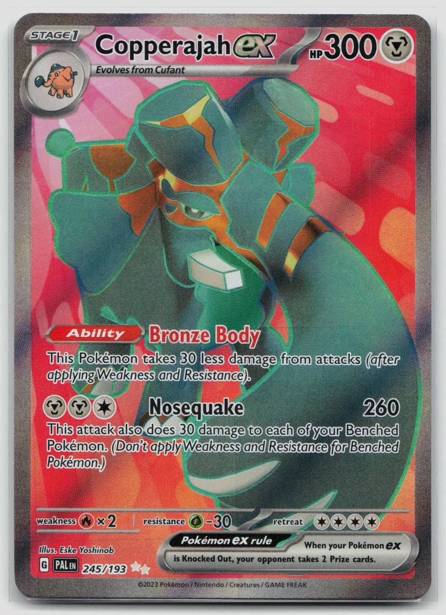 copperajah pokemon card value Copperajah ex - 245/193 - SV02: Paldea Evolved [ULTRA RARE]