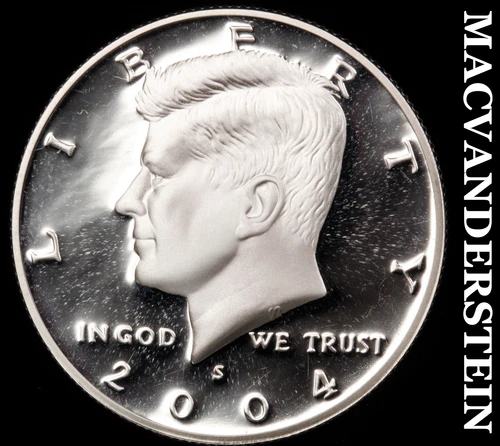 2004-S Kennedy Half Dollar- Silver Choice Gem Proof Luster No Reserve #i7468